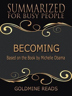 cover image of Becoming--Summarized for Busy People